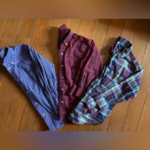 Polo- Ralph Lauren- boy’s Plaid Button-Up Shirts Set
